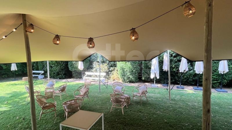 Guirlande lumineuse en rotin chaleureux ROTIN - location Mouscron Tournai Lille - photo 5