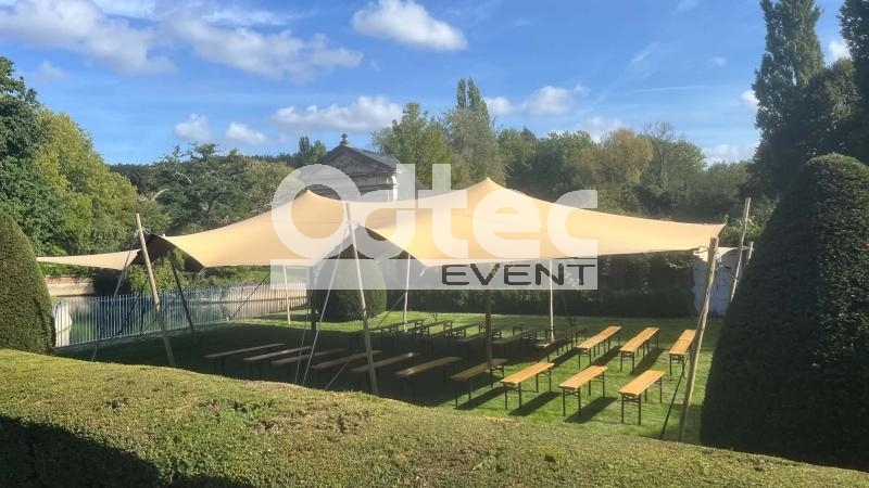 KIT TENTE STRETCH 106 M² + Boucles