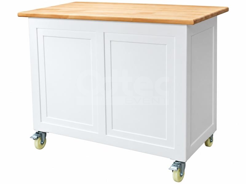 COMPTOIR, BAR, Buffet MOBILE EN HËTRE ECO RESPONSABLE Blanche/Bois - location Mouscron Tournai Lille - photo 5
