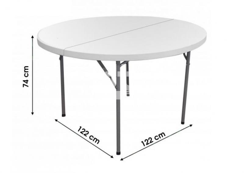 TABLE RONDE DIAM Ø 122 cm