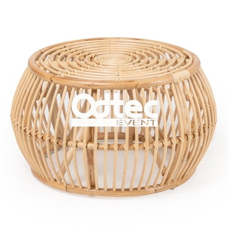 TABLE BASSE DURABLE EN ROTIN