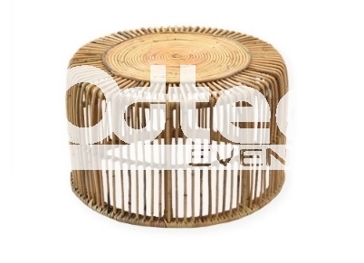 TABLE BASSE DURABLE EN ROTIN