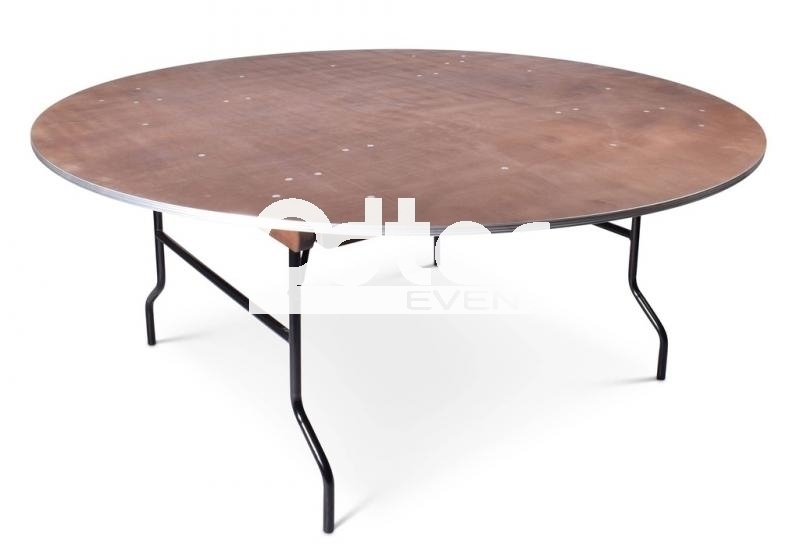 TABLE PLIANTE RONDE - Ø 152CM,