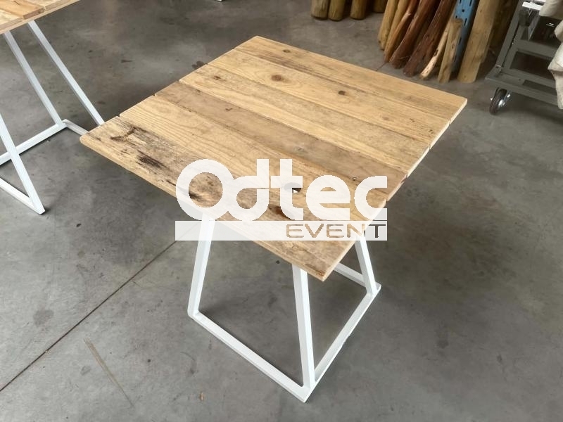 TABLE LINEA BLANCHE & DESSUS BOIS ECO