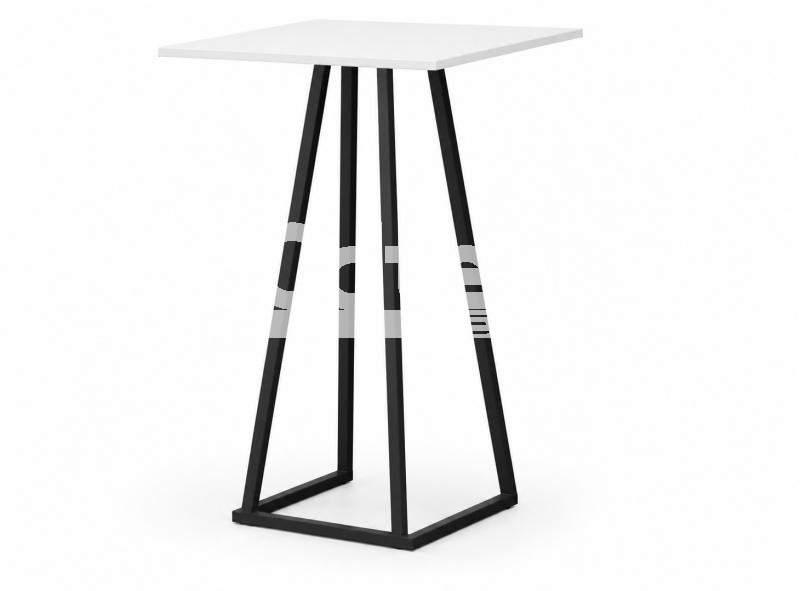 TABLE HAUTE LINEA NOIRE & BLANCHE